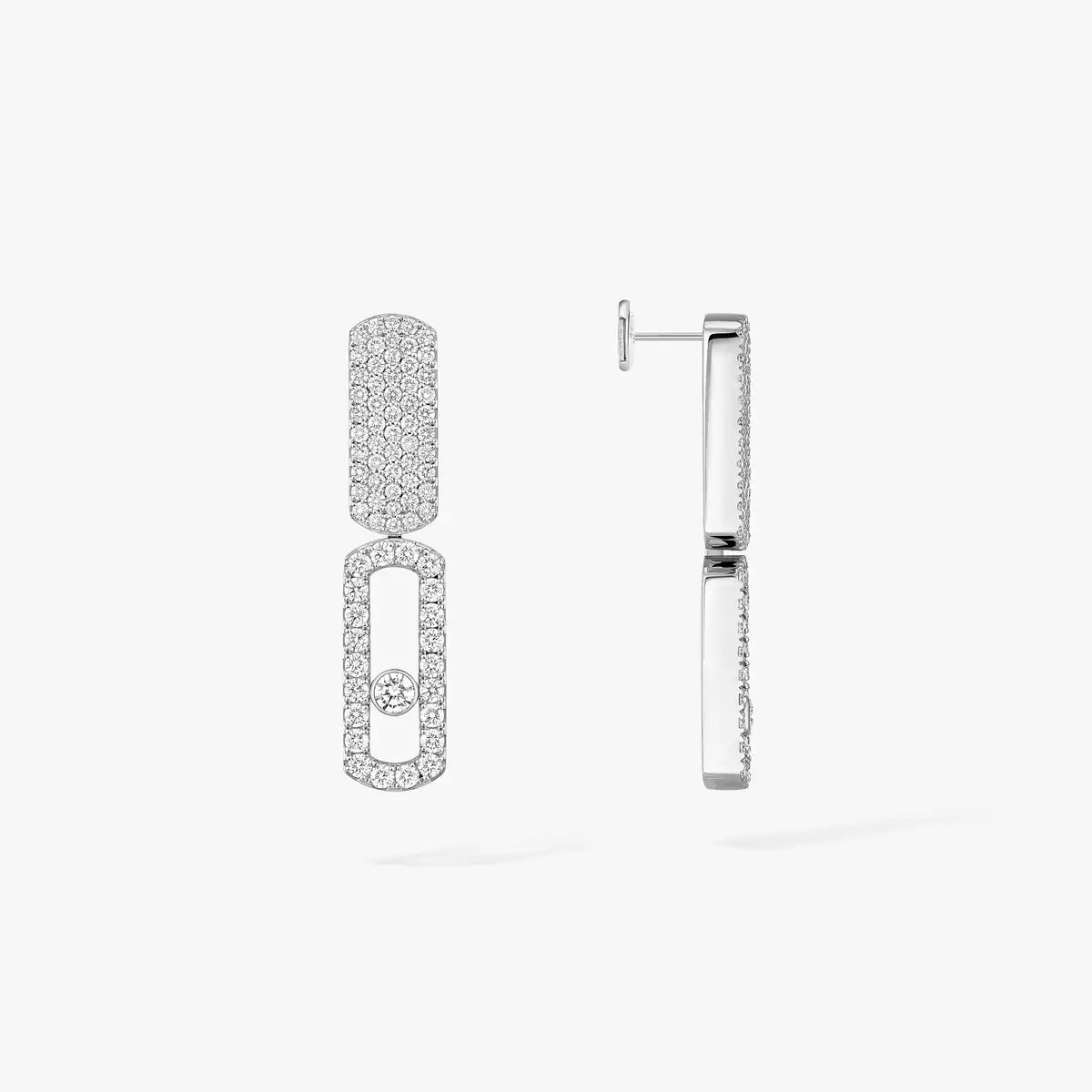 [OAK JURI]Imperial Move SM Diamond Earrings