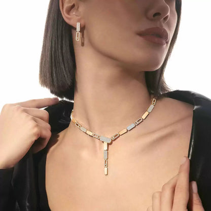 [OAK JURI]Imperial Move SM Diamond Earrings