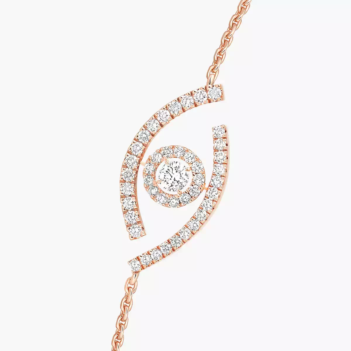[OAK JURI]Lucky Eye Pave-Set Diamond Bracelet