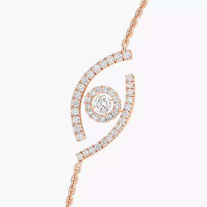 [OAK JURI]Lucky Eye Pave-Set Diamond Bracelet