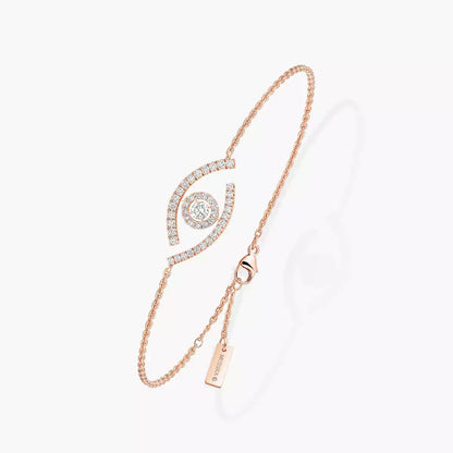 [OAK JURI]Lucky Eye Pave-Set Diamond Bracelet