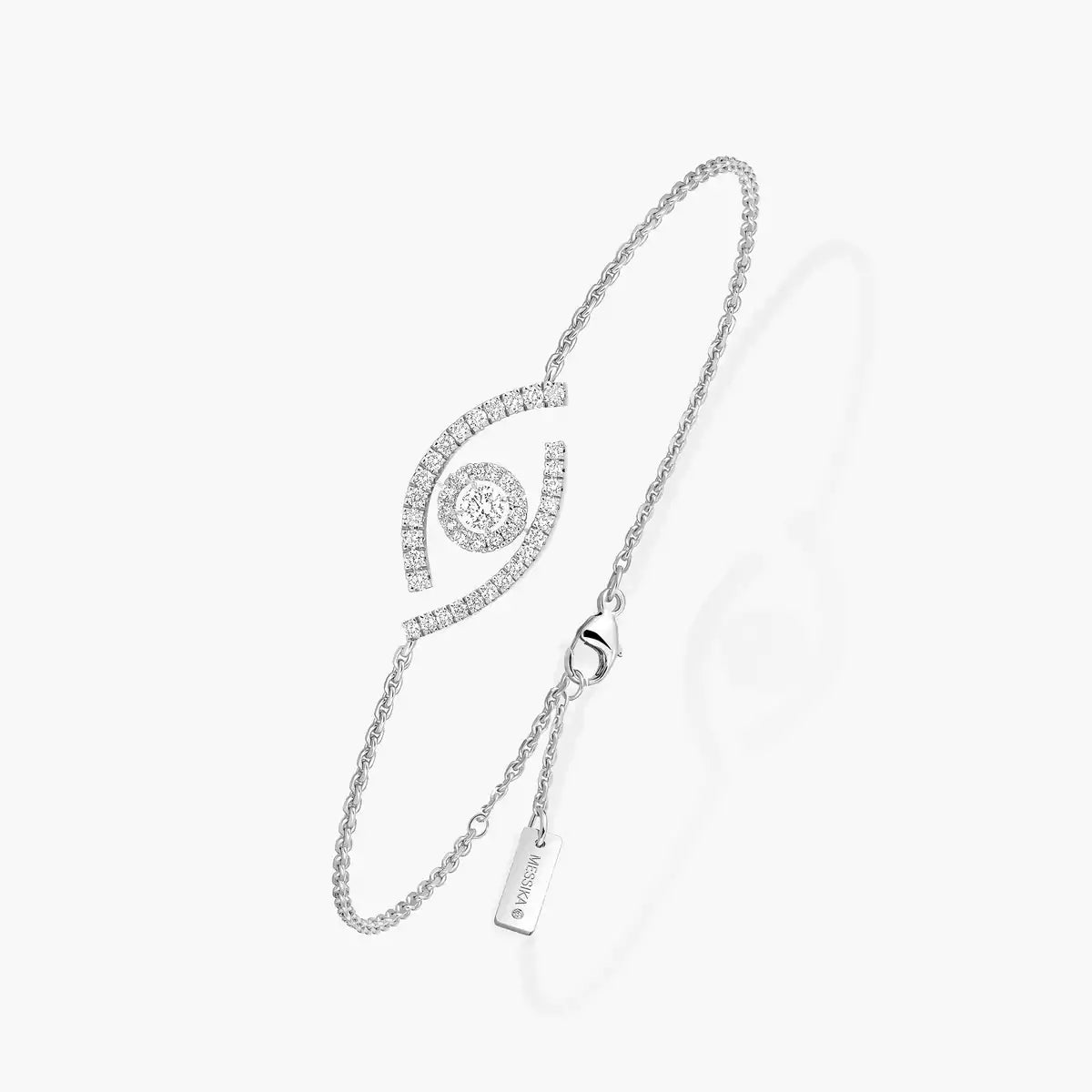 [OAK JURI]Lucky Eye Pave-Set Diamond Bracelet