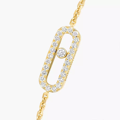 [OAK JURI]Move Uno Diamond Bracelet