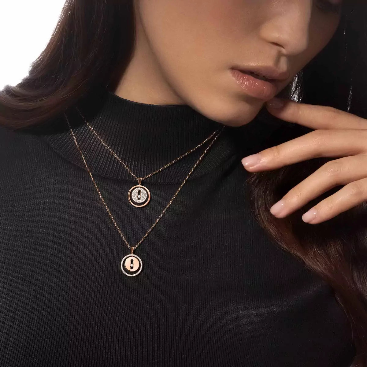 [OAK JURI] Lucky Move Diamond Necklace