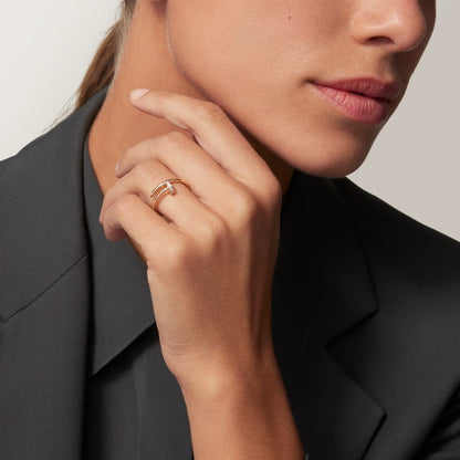 [OAK JURI]JUSTE 1.8MM HALF DIAMOND RING
