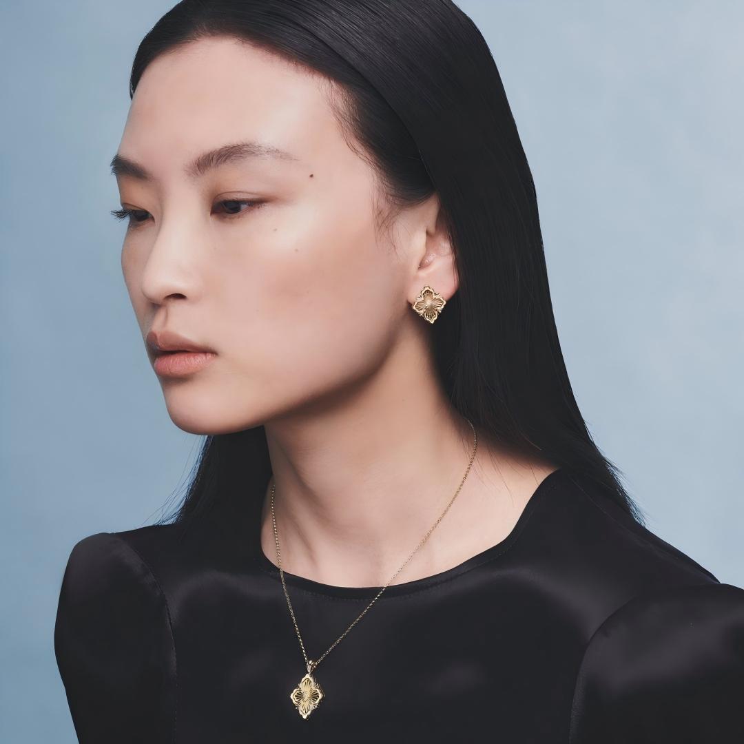 [OAK JURI]OPERA TULLE ENAMEL NECKLACE