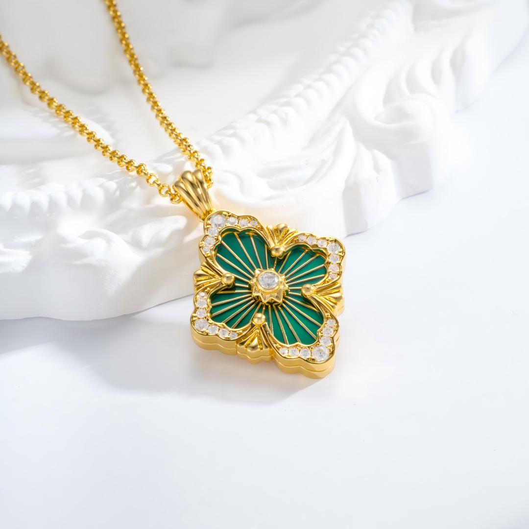 [OAK JURI]OPERA TULLE ENAMEL NECKLACE