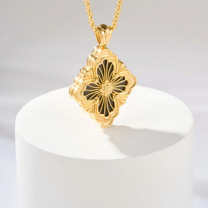 [OAK JURI]OPERA TULLE ENAMEL NECKLACE