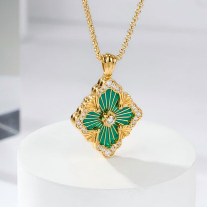 [OAK JURI]OPERA TULLE ENAMEL NECKLACE