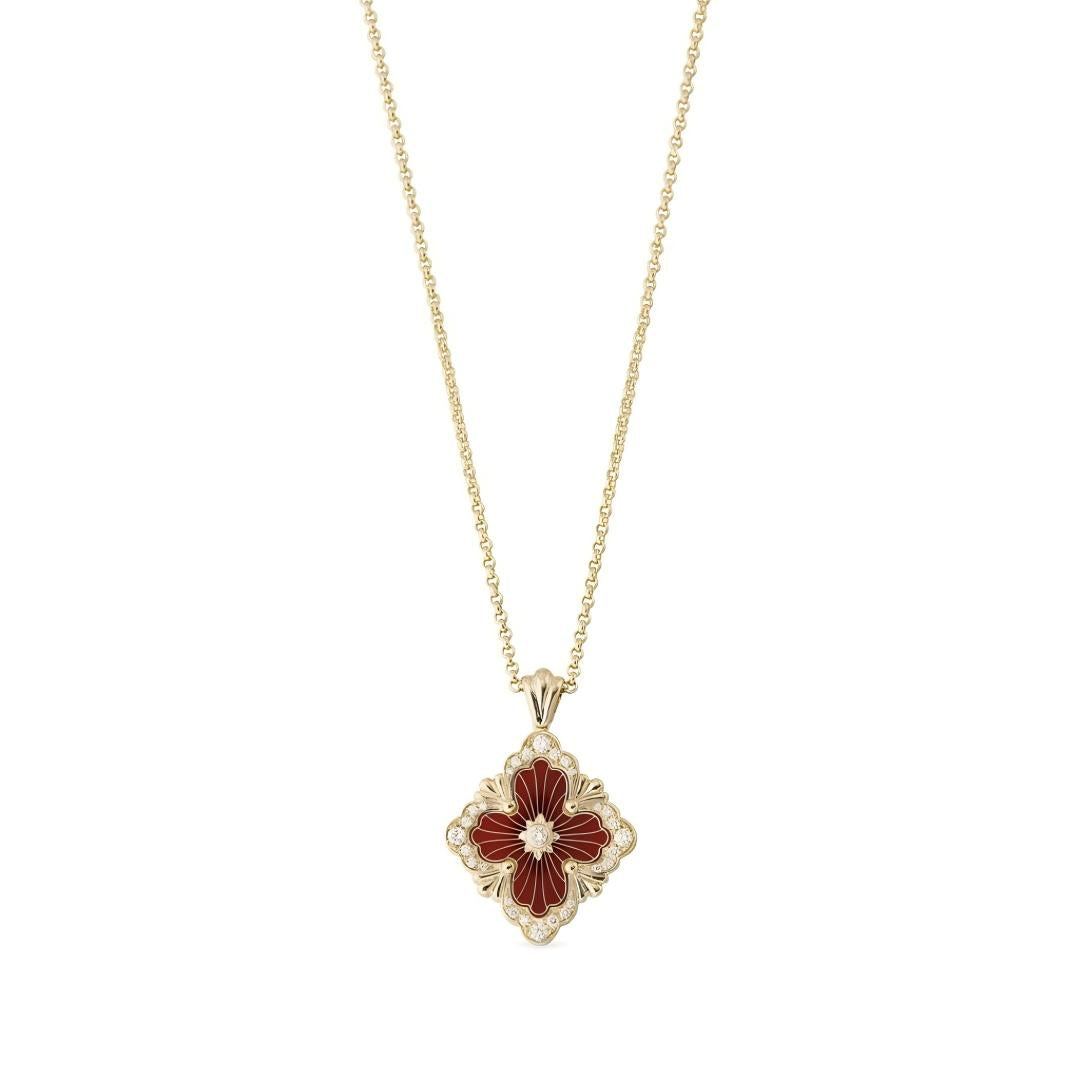 [OAK JURI]OPERA TULLE ENAMEL NECKLACE