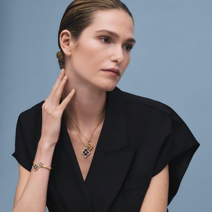 [OAK JURI]OPERA TULLE ENAMEL NECKLACE