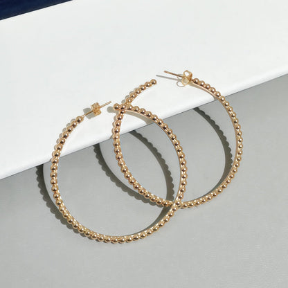 [OAK JURI] SMOOTH BEAD STUD EARRINGS