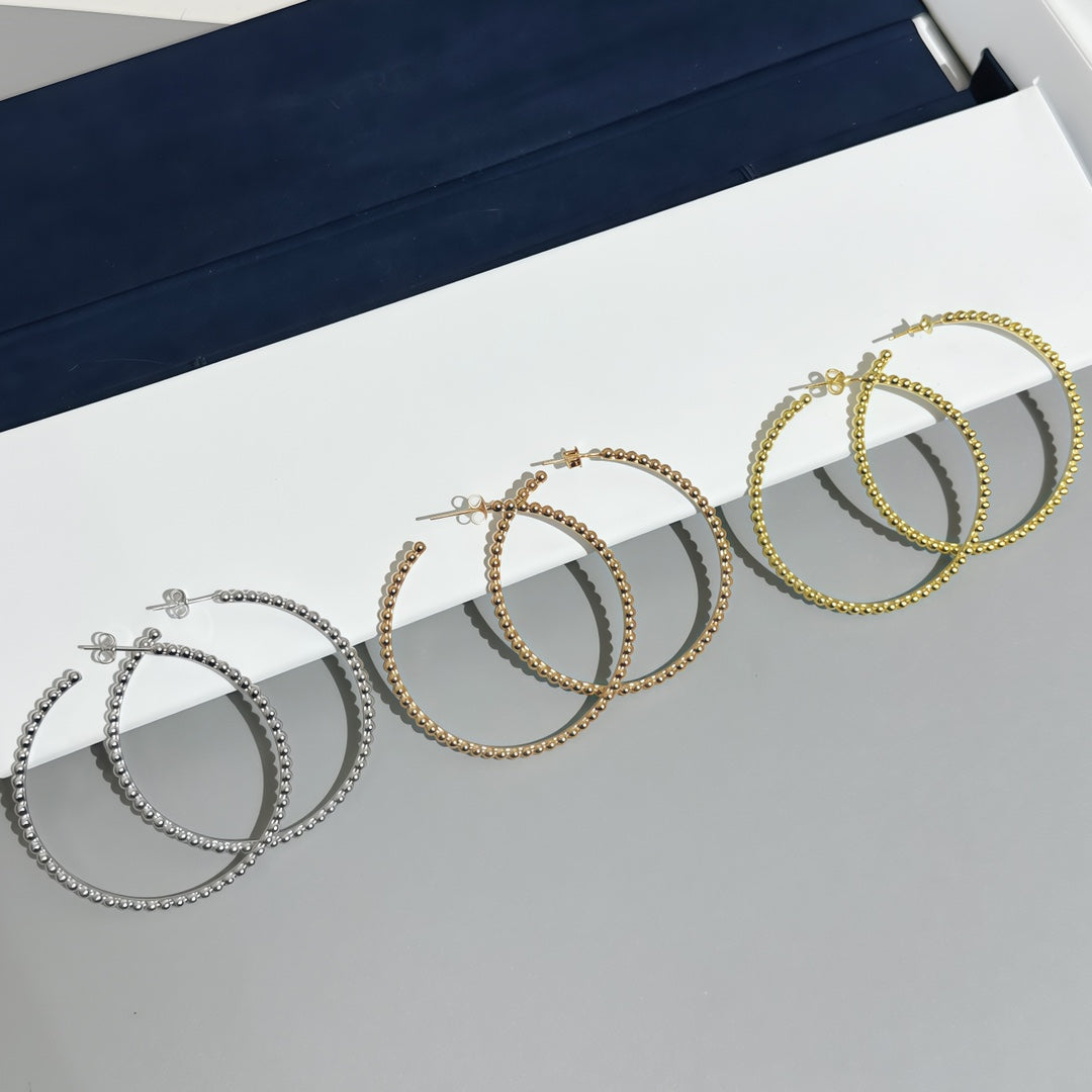 [OAK JURI] SMOOTH BEAD STUD EARRINGS