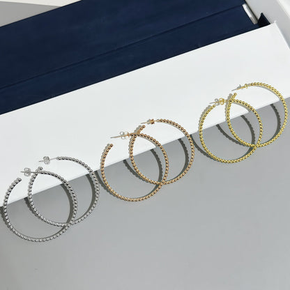 [OAK JURI] SMOOTH BEAD STUD EARRINGS