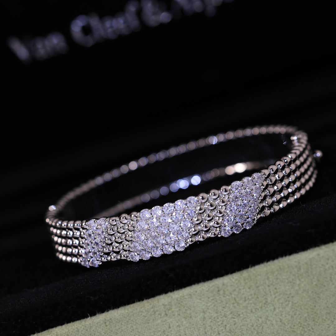 [OAK JURI]  FIVE-ROW DIAMOND BRACELET