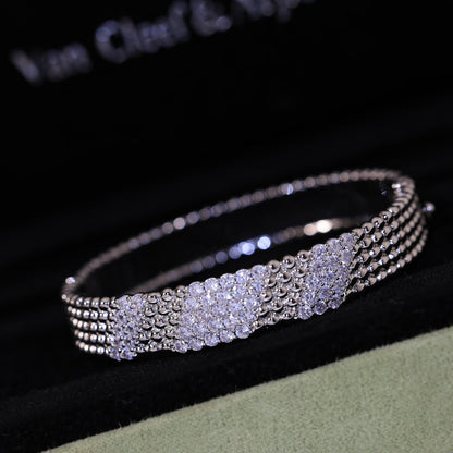 [OAK JURI]  FIVE-ROW DIAMOND BRACELET