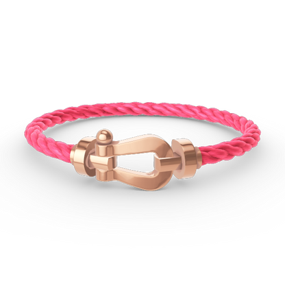 [OAK JURI]FORCE LARGE HORSESHOE NO DIAMOND BRACELET ROSE GOLD