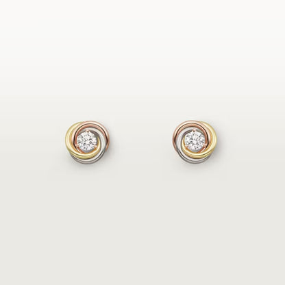 [OAK JURI]TRINITY STUD DIAMOND EARRINGS