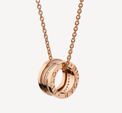 [OAK JURI]ZERO 1 PINK GOLD DIAMOND NECKLACE
