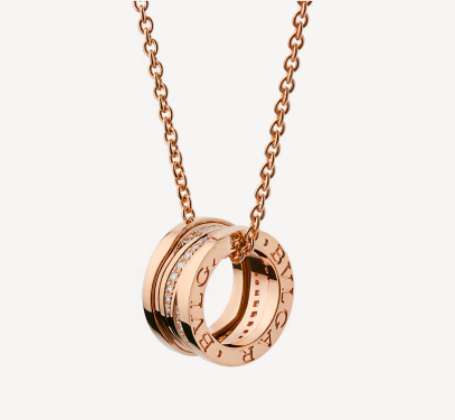 [OAK JURI]ZERO 1 PINK GOLD DIAMOND NECKLACE