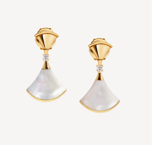 [OAK JURI]DREAM MOP 1 DIAMOND EARRINGS