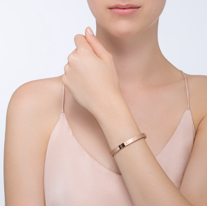 [OAK JURI]LOVE BRACELET 6.1MM 4 DIAMONDS