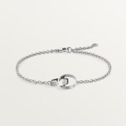[OAK JURI]LOVE BRACELET DOUBLE RING