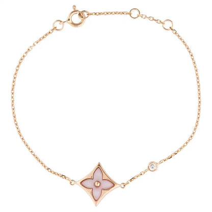 [OAK JURI]STAR 1 DIAMOND PINK GOLD BRACELET