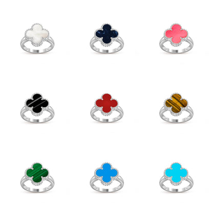 [OAK JURI]CLOVER SILVER RING COLLECTION