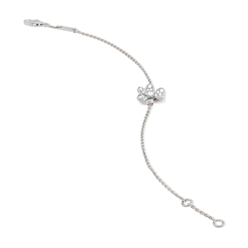 [OAK JURI]FRIVOLE SILVER FLOWER DIAMOND BRACELET