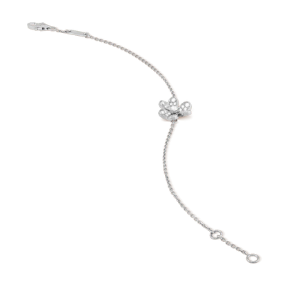 [OAK JURI]FRIVOLE SILVER FLOWER DIAMOND BRACELET