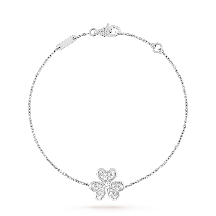 [OAK JURI]FRIVOLE SILVER FLOWER DIAMOND BRACELET