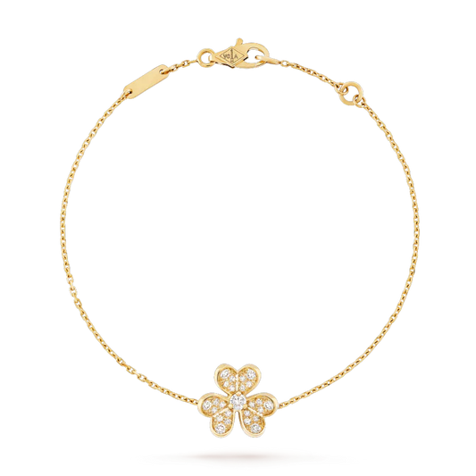 [OAK JURI]FRIVOLE GOLD FLOWER DIAMOND BRACELET
