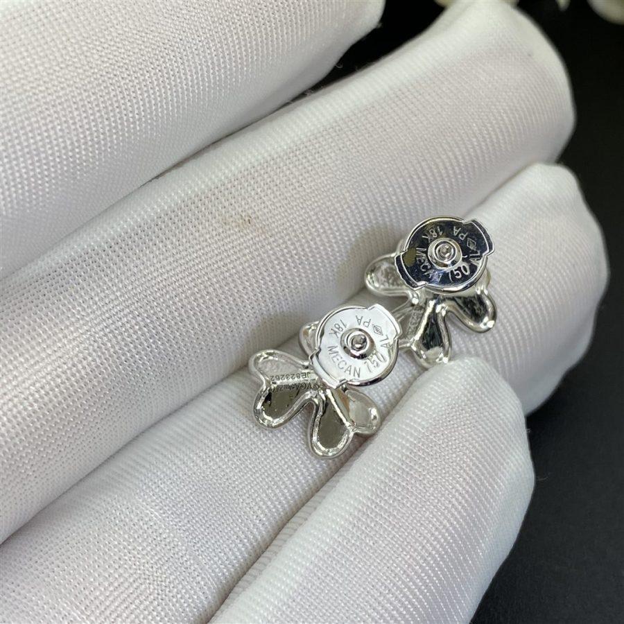[OAK JURI]FRIVOLE MINI SILVER FLOWER EARRINGS