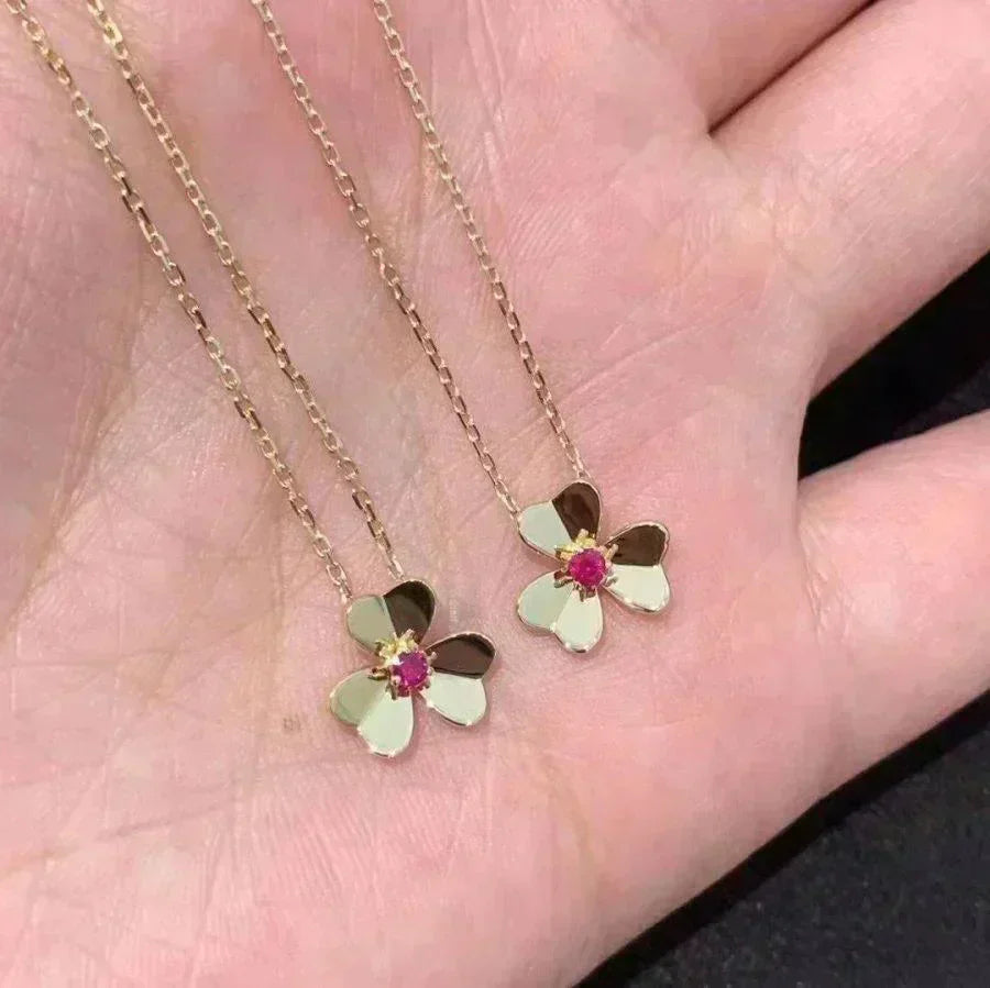 [OAK JURI]FRIVOLE GOLD FLOWER NECKLACE
