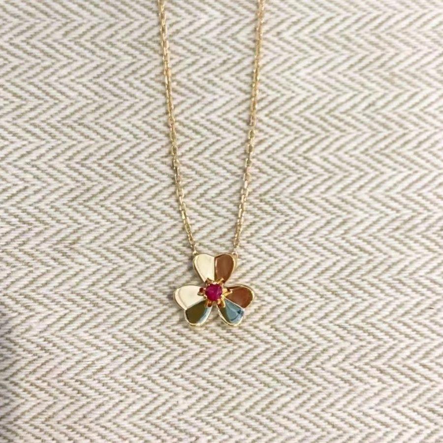 [OAK JURI]FRIVOLE GOLD FLOWER NECKLACE