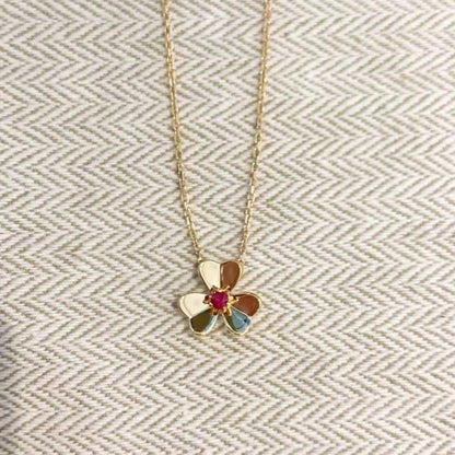 [OAK JURI]FRIVOLE GOLD FLOWER NECKLACE