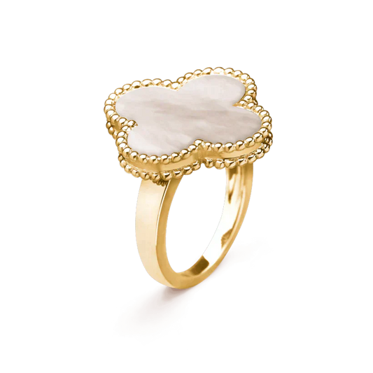 [OAK JURI]CLOVER WHITE MOP RING