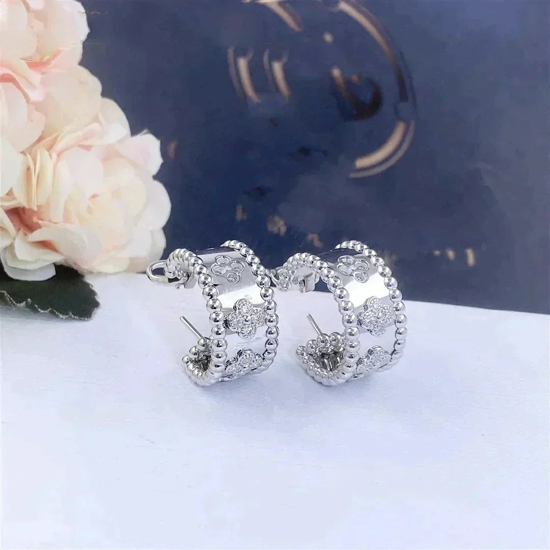 [OAK JURI]PERLEE DIAMOND EARRINGS