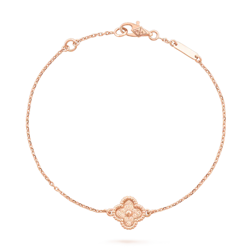 [OAK JURI]CLOVER SINGLE FLOWER BRACELET