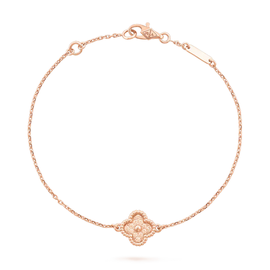 [OAK JURI]CLOVER SINGLE FLOWER BRACELET