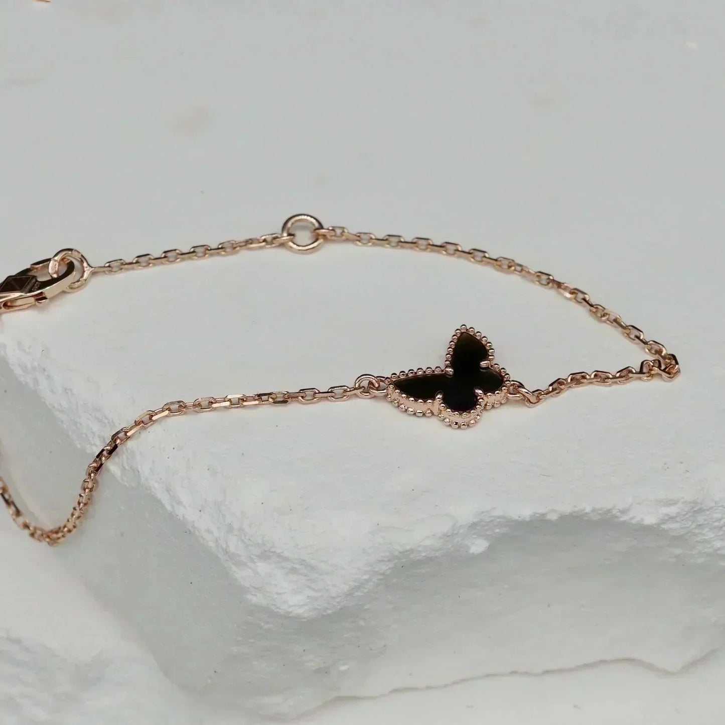 [OAK JURI]BUTTERFLY ONYX  BUTTERFLY BRACELET