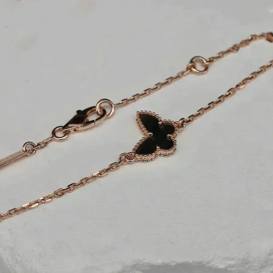 [OAK JURI]BUTTERFLY ONYX  BUTTERFLY BRACELET