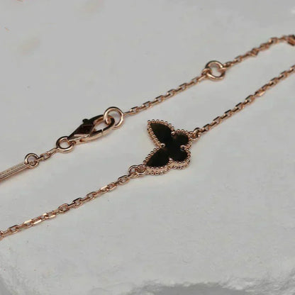 [OAK JURI]BUTTERFLY ONYX  BUTTERFLY BRACELET