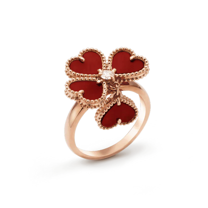 [OAK JURI]SWEET CLOVER CARNELIAN RING