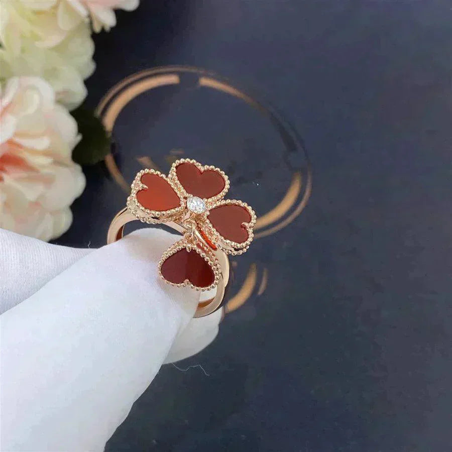 [OAK JURI]SWEET CLOVER CARNELIAN RING