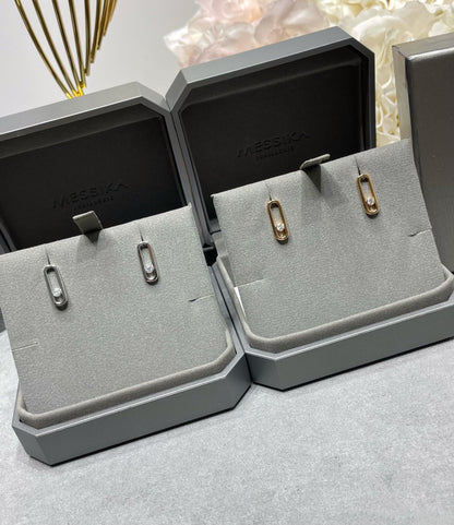 [OAK JURI]MOVE UNO SMALL 1 DIAMOND EARRINGS