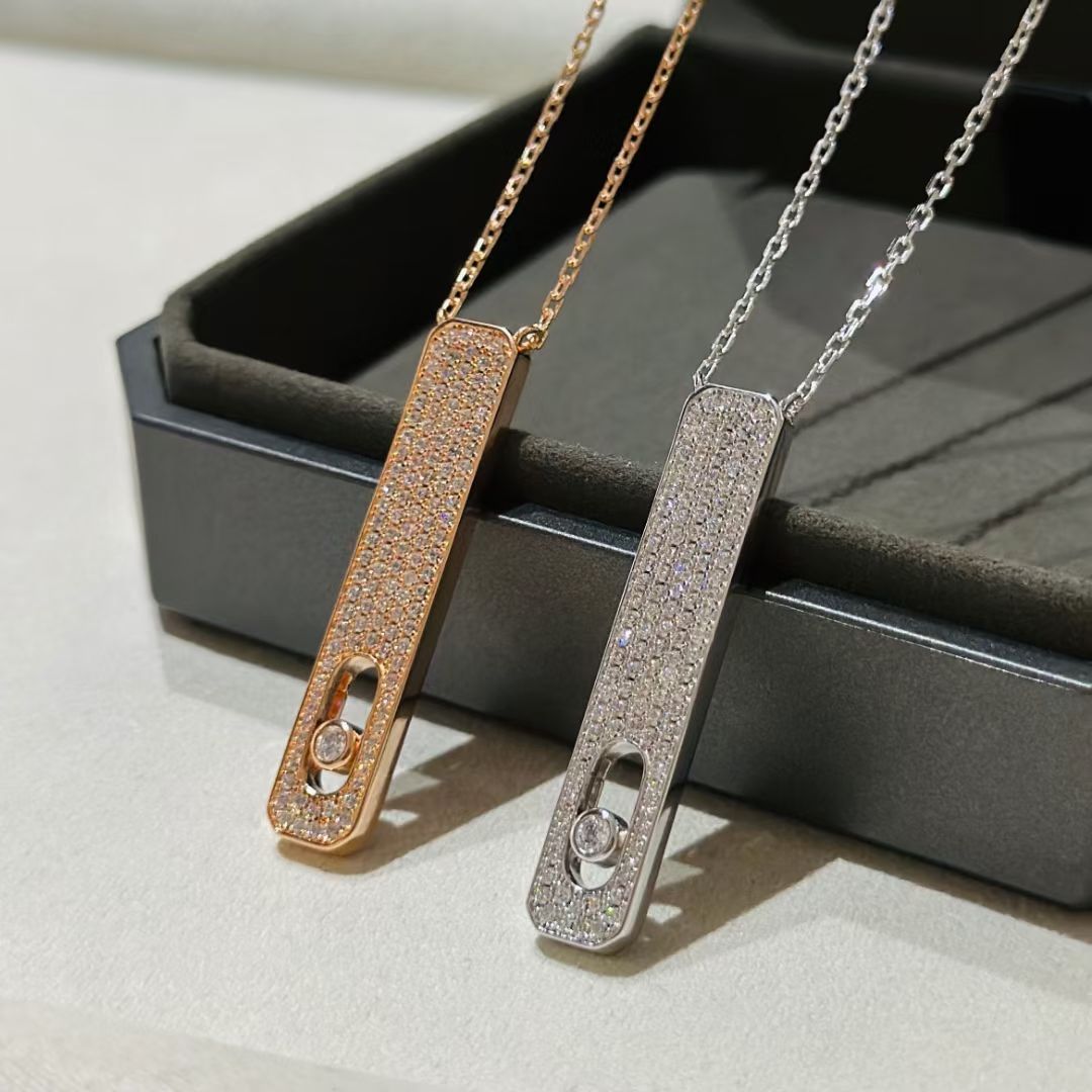 [OAK JURI]MY FIRST DIAMOND PAVED NECKLACE
