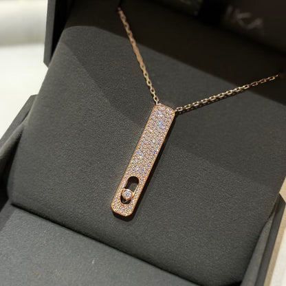 [OAK JURI]MY FIRST DIAMOND PAVED NECKLACE