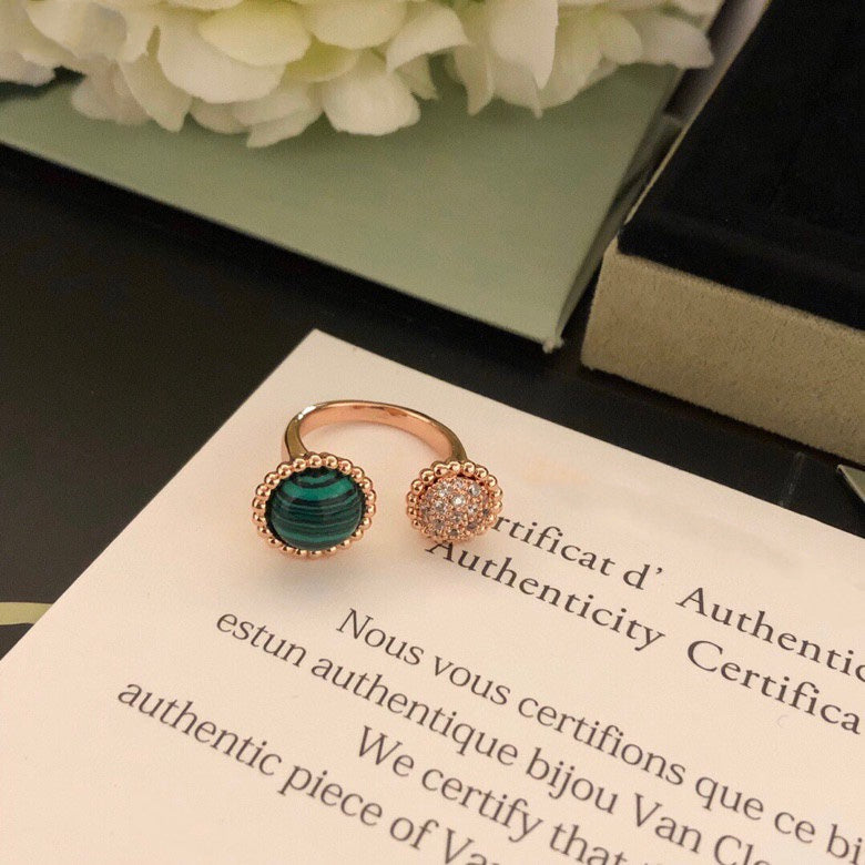 [OAK JURI]PERLEE COULEURS DIAMOND ROSE GOLD BETWEEN THE FINGER RING